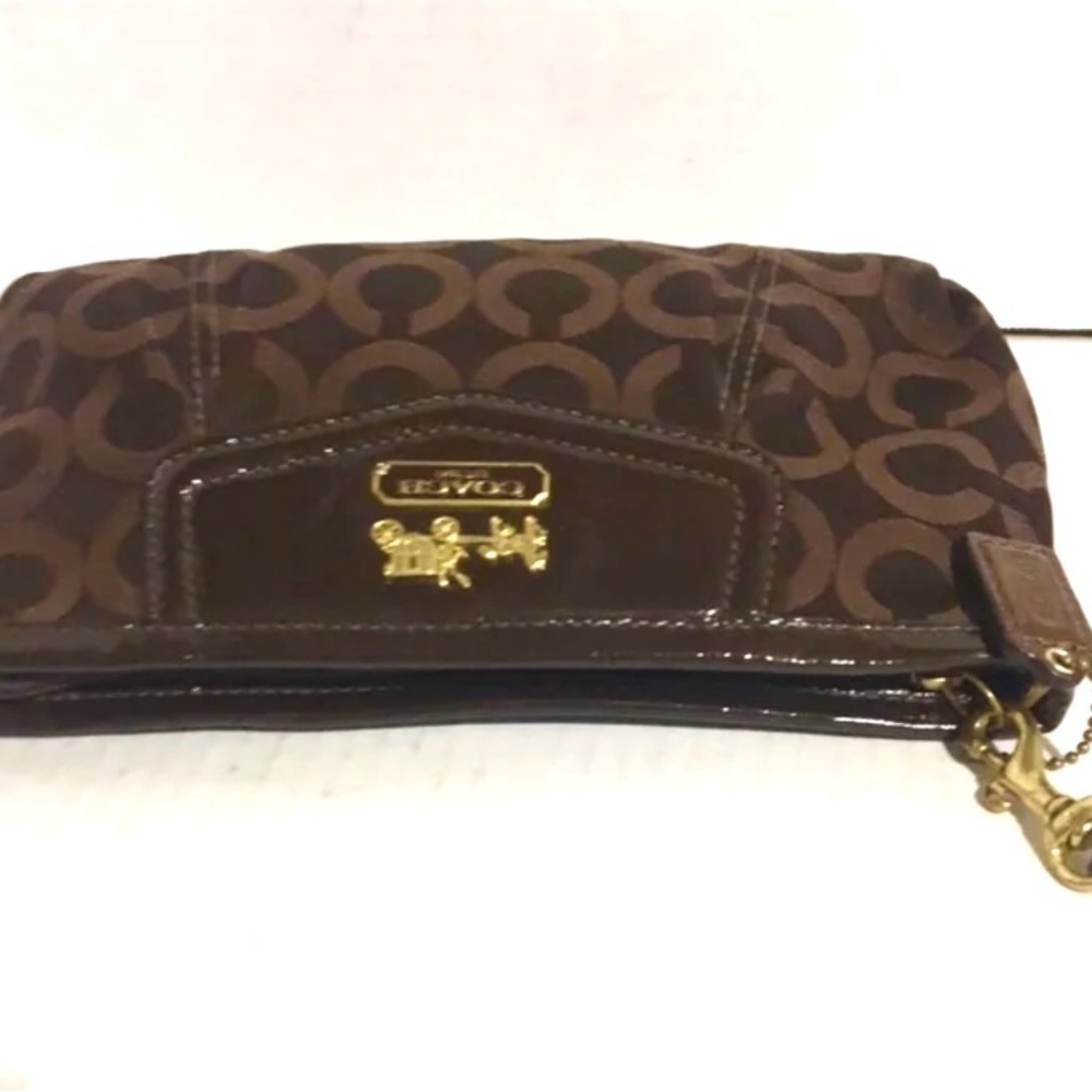 Coach vintage CC signature print wristlet - Picture 6 of 6